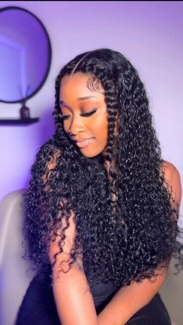 Vietnamese Raw half wig Pixie curly