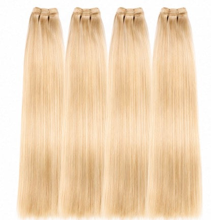 Raw blond 613 straight - 4 Bundles Deals