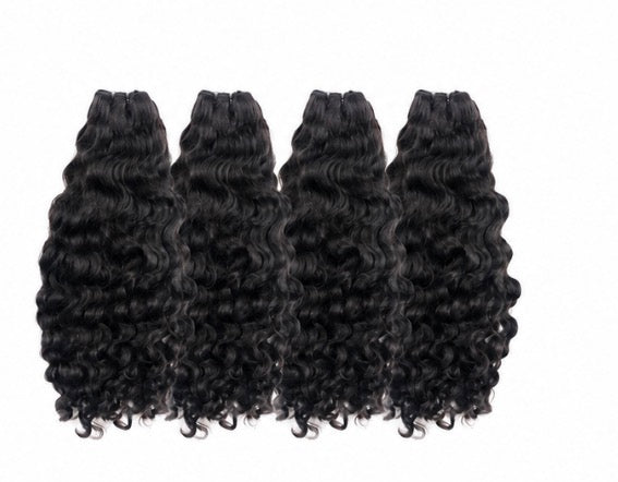 Raw indian curly - 4 bundles deals