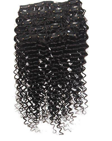 Raw hair Clip ins Exotic curly